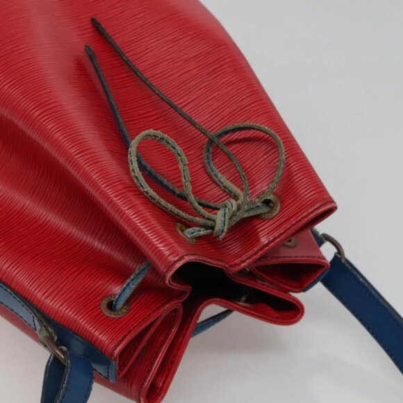 LOUIS VUITTON Epi Noe Shoulder Bag Bicolor Red Blue - Picture 7 of 16